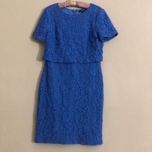 Ralph Lauren Blue Lace Dress